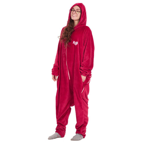 Snuggs Blanket Onesie Red